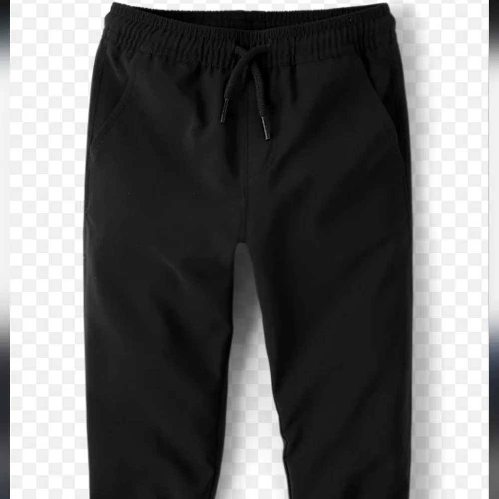 NWT Children's Place Size 5T Black Pull On Jogger Pants!